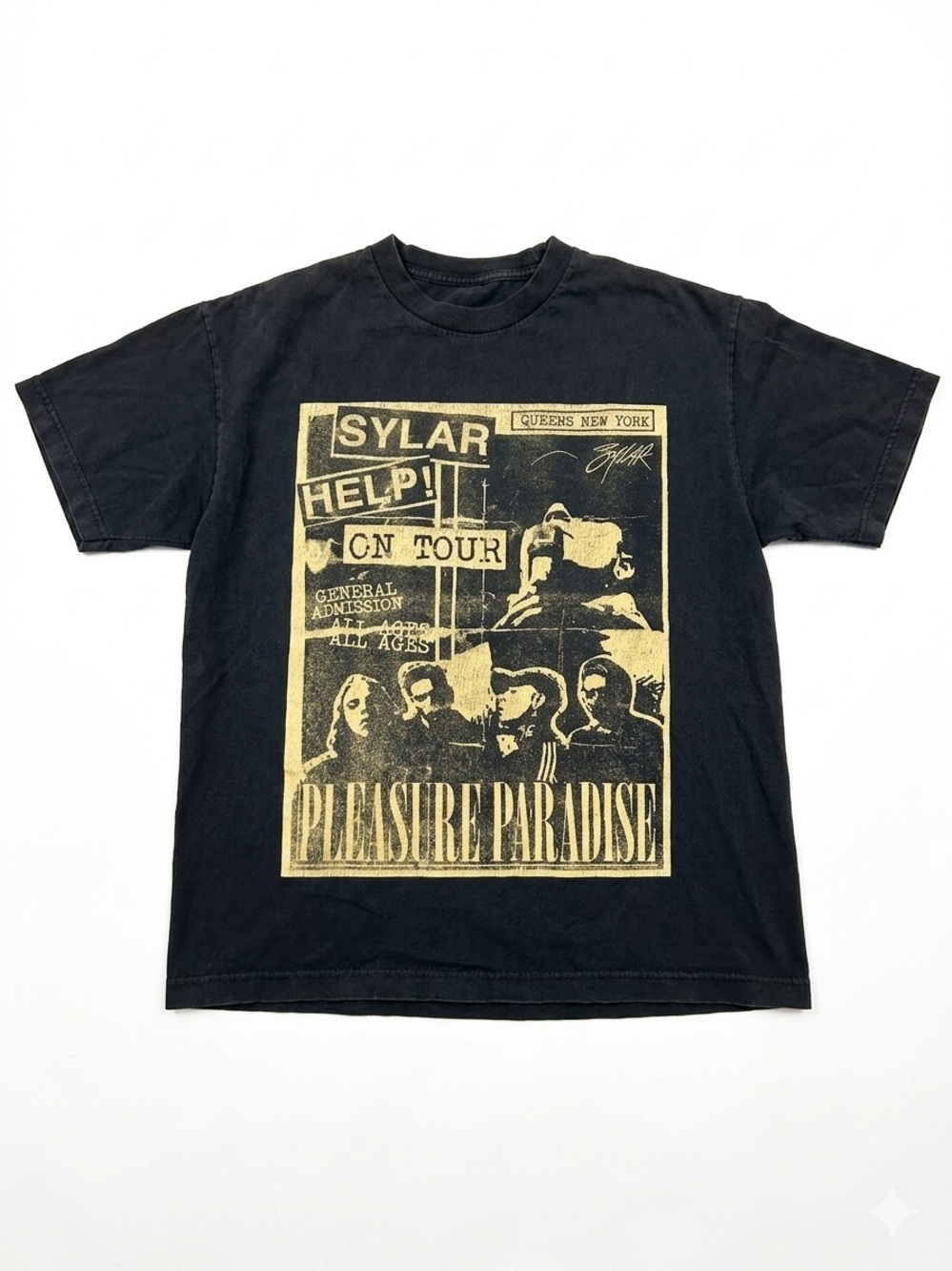 Sylar Band Shirt Mens Large Black Pleasure Paradise Help On Tour Concert 2017